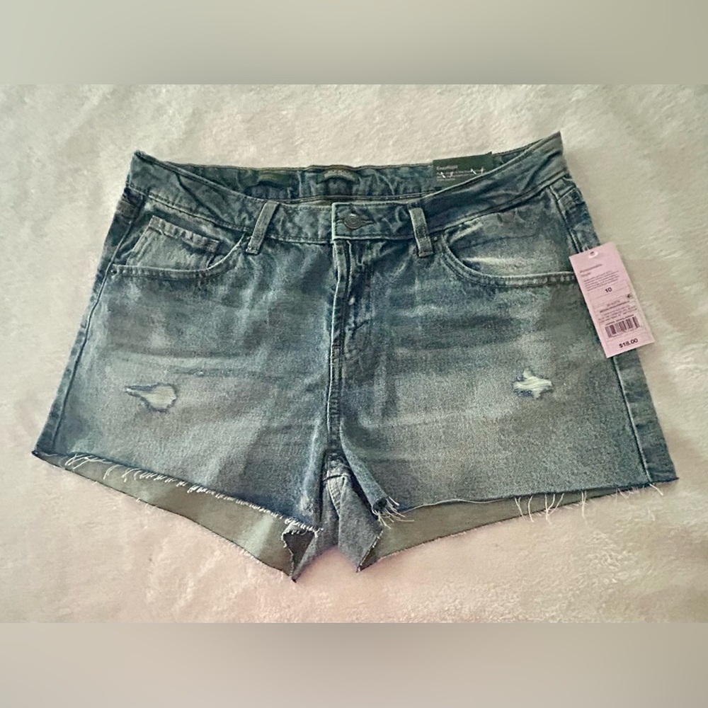 Wild Fable Light Blue Distressed Jean Shorts